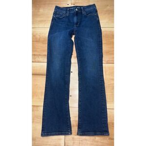 Old Navy Boys Boot-Cut Jeans Dark Wash Slim Fit Built-In Flex Size 14 Slim
